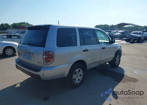 2007 Honda Pilot Lx from USA, damaged, VIN 2HKYF18157H524620
